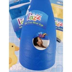 Razz Tub Time Fun Baby Bath Wash Cloths 3 Pack & Rinse Cup Bundle NEW